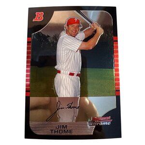 Jim Thome 2004 Bowman Chrome Baseball Card #118